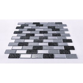 Resim MozaiKristaL Mutfak tezgah arası Kristal Mozaik Cam ölçüsü: 23x48x4 mm. File ölçüsü: 30x30 cm. (1 m2 Fiyatıdır) 