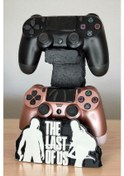 Resim The Last Of Us Temalı 2'li Ps Kol Tutucu Ps4/ps5 3d Baskı & Özel Tasarım Kırmızı 
