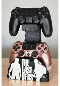 Resim The Last Of Us Temalı 2'li Ps Kol Tutucu Ps4/ps5 3d Baskı & Özel Tasarım Kırmızı 