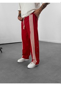 Resim Cocopelli Şeritli Kırmızı Erkek Baggy Pantolon Coc1060 Kırmızı 