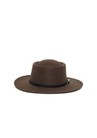 Resim Berellini Kaşe Kaşmir - Unisex Geniş Fotör Kahverengi 