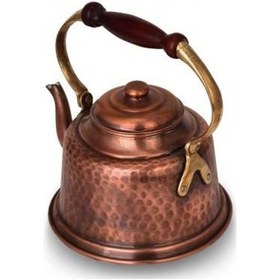 Resim Turna Bakır Maraş Demlik El Dövme Oksit Turna1965-3 Bakır 