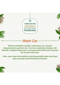 Resim Doğadan Portakal Çiçekli Bardak Poşet Beyaz Çay 2 x 18'li 