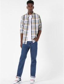 Resim Colin's Colins Regular Fit Shirt Neck Erkek Çok Renkli Uzun Kol Gömlek Cl1058247 Q1.v1 Mtc Çok Renkli 