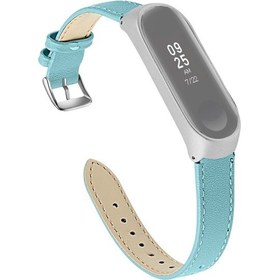 Resim Xiaomi Mi Band 5 İçin Deri Yedek Saat Bandı 