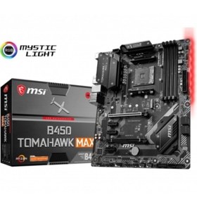 Resim MSI B450 Tomahawk Max Ddr4 Sata3 M2 Pcıe Nvme Hdmı Dvı Pcıe 16x V3.0 Am4 Atx 