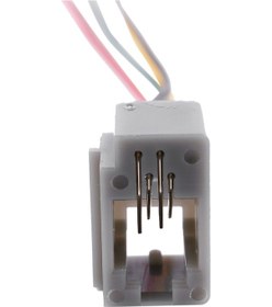 Resim Crackedice 10 Adet 616e 4p4c Rj9 Dişi Telefon Konnektör Adaptörü 4 Kablolu 8cm 