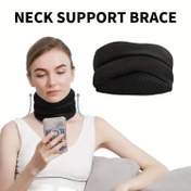 Resim Vitavix Boyun Desteği Yastığı - Uzun Süreli Bilgisayar İşçileri, Seyahat ve Uyku için Ayarlanabilir Servikal Hizalama, Orta Sertlik Ergonomik Tasarım, Sadece Elde Yıkama, Boyun Yastığı, Seyahat Boyun Yastığı, Şık Yastık, Dayanıklı Yastık 