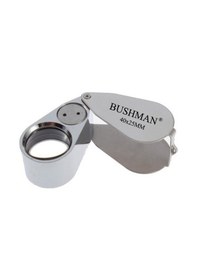 Resim Bushman 40X25 MM Özel Kutulu Led ve Uv Işıklı Lup Büyüteç 
