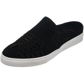 Resim 45-46-47-48-49-50 Numara Kaan-07 Siyah Süet Dana Derisi Sandalet Terlik Yazlık Ayakkabı Rahat Geniş Kalıp Siyah 