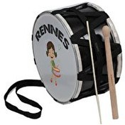 Resim Rennes DVL-32BRW Örf Aletleri Özel Tasarım Çocuk Davulu 30 CM 
