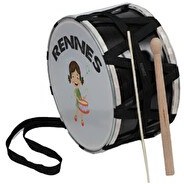 Resim Rennes DVL-32BRW Örf Aletleri Özel Tasarım Çocuk Davulu 30 CM 