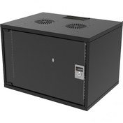 Resim AGER 12U 540x400mm Duvar Tipi Siyah Kabinet OHO AG-SH12U5440S1 