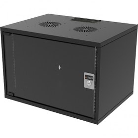 Resim AGER 12U 540x400mm Duvar Tipi Siyah Kabinet OHO AG-SH12U5440S1 