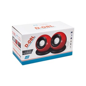 Resim 1 + 1 Usb Mini Oval Hoparlör ( 3w+3w*4 Ohm) D-08L 