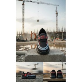 Resim Fly Iş Güvenlik Ayakkabısı, Desenli (Çelik Burunlu) 