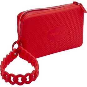 Resim Havaianas Mini Bag Chain Kırmızı Plaj Cüzdanı Kırmızı 