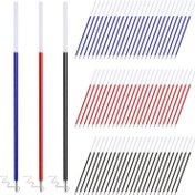 Resim 25 adet 140MM Tükenmez Kalem Dolumu 0.7mm Mermi Kırmızı Mavi Siyah Üç Renk Seçenekli 