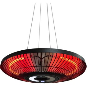 Resim Evento 2000 Watt Işıklı Avize Tipi Yeni Nesil Infrared Isıtıcı | Kumandalı - Zaman Ayarlı 
