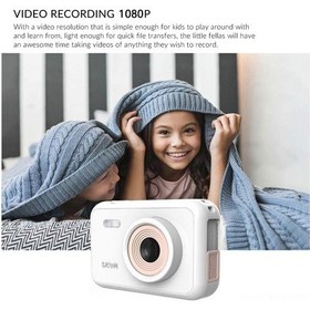 Resim Tenfowee Çocuklar İçin Eğlenceli 1080p Hd Mini Dijital Fotoğraf Makinesi - 32gb Hafıza Kartlı 