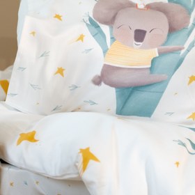 Resim Koko %100 Organik Pamuk Bebek Nevresim Takımı 