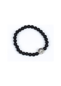 Resim Fenerbahçe Lisanslı Fb Logo Lav Taşı Doğaltaş Bileklik 