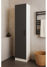 Resim Modern Tek Kapaklı Dolap Antrasit 