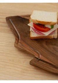 Resim Ahşap Yaprak Kesme & Sunum Tahtası 