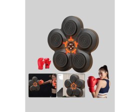 Resim Datatek Evde Fitness Için Akıllı Boks Makinesi Işıklı Vuruş Noktalı Bluetoothlu 