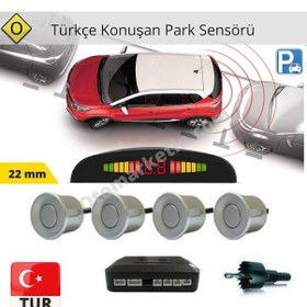 Resim Sentinel Türkçe Konuşan Park Sensörü Gri 
