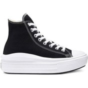Resim Converse Ctas Move Hi Kadın Günlük Ayakkabı 568497C Siyah-Siyah-36 