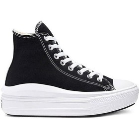 Resim Converse Ctas Move Hi Kadın Günlük Ayakkabı 568497C Siyah-Siyah-36 