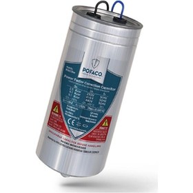 Resim Pofaco 2,5 Kvar 230v Monofaze Silindir Kondansatör 