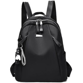 Resim Ulzyvf Su Geçirmez Büyük Kapasiteli Siyah Sırt Çantası - Moda Öğrenci Seyahat Lj Siyah 