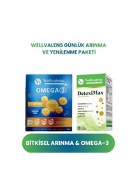 Resim Günlük Wellness Paketi Omega 3 30 Softjel + Detoximax 30 Kapsül Özel Paketi 