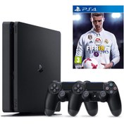 Resim Sony Playstation 4 Türkçe Menü Slim 500 GB + 2. Kol Dualshock + Ps4 oyunu 