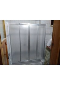 Resim Nokta Duşakabin Teknesiz Mika Duşakabin 200 Cm Düz Duvardan Duvara Şeffaf 