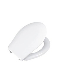 Resim Plaza Duroplast Klozet Kapağı Krom Üst Altın - Beyaz 