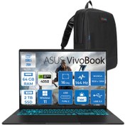 Resim Asus Vivobook 16 V3607VU Intel Core 5 210H 64GB 2tb SSD RTX4050 6gb Windows 11 