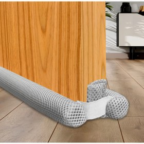 Resim Okavango Çift Taraflı Kapı Altı Rüzgar Önleyici, Kapı Altı Soğuk Kesici, Toz Rüzgar Önleyici, Isı Yalıtımı Sağlayan Sızdırmaz Sünger 