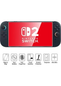 Resim Konsol İstasyonu Nintendo Switch 2 Kırılmaz Cam Tempered Glass 