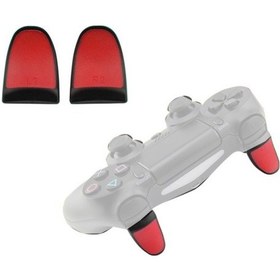 Resim 2 Çift Gamepad Genişletilmiş Düğmeler L2r2 Düğmeleri Ps4'e Uygun Kırmızı 