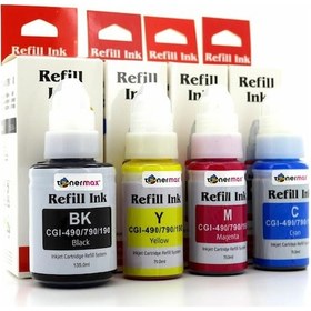 Resim Canon Pixma G3400 Uyumlu Mürekkep / Canon GI490 Uyumlu Mürekkep 