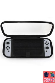 Resim beboncool TNS1157 Nintendo Switch/Switch OLED Game Kart Hazneli Koruyucu Portatif Seyahat Çantası 