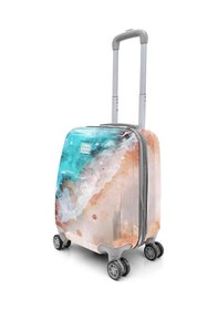 Resim Coral High Renkli Desenli Mini Kabin Boy Valiz 40cm 16764 Çok Renkli 