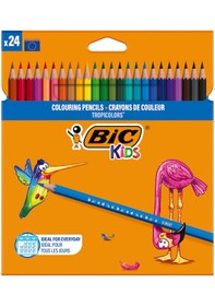 Resim Bic Kids Tropicolors Kuru Boya Kalemi 24 Renk 