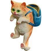 Resim Suntek Bitki Saksısı Askı El Yapımı Kedi Sırt Çantası Küçük 