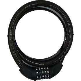 Resim Uravas Store YM-747 120CM 20MM 5 Şifreli Siyah Motorsiklet Kilidi 