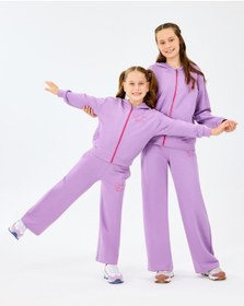 Resim Skechers G Lw Fleece Sweatpant Büyük Kız Çocuk Mor Eşofman Altı Sk2520004-4009 Mor 