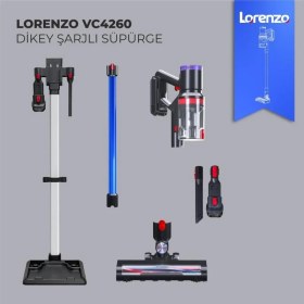 Resim Lorenzo VC4260 25W Şarjlı Dikey Süpürge Mavi 